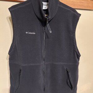 Men's Black Columbia Vest